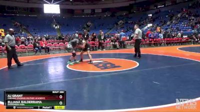 155 lbs Cons. Round 2 - AJ Grant, Chicago (Phoenix Military Academy) vs Elliana Balderrama, Evergreen Park