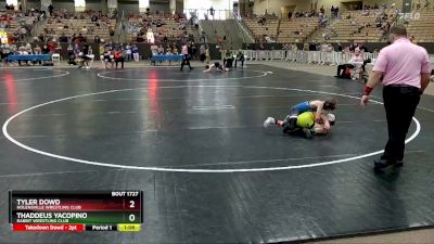 80 lbs Quarterfinal - Thaddeus Yacopino, Rabbit Wrestling Club vs Tyler Dowd, Nolensville Wrestling Club