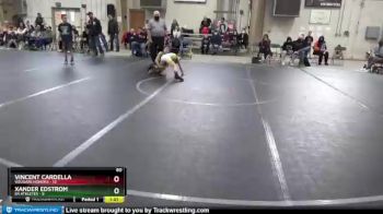 60 lbs Round 1 (8 Team) - Vincent Cardella, Vougars Honors vs Xander Edstrom, 84 Athletes