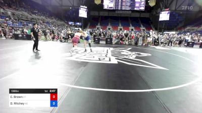 138 lbs Cons 16 #1 - Camryn Brown, Connecticut vs Dylen Ritchey, Nebraska