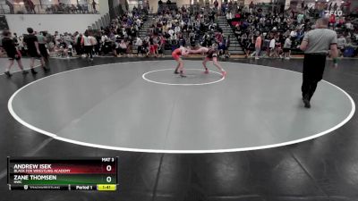 138 lbs Champ. Round 1 - Andrew Isek, Black Fox Wrestling Academy vs Zane Thomsen, HWC