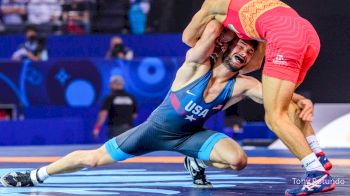 57kg Match - Thomas Gilman, USA vs Andrey Yatsenko, UKR