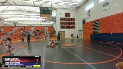 126-132 lbs Round 1 - Tyler Wenzel, Powell Wrestling Club vs Cannon Boren, Thermopolis Wrestling Club