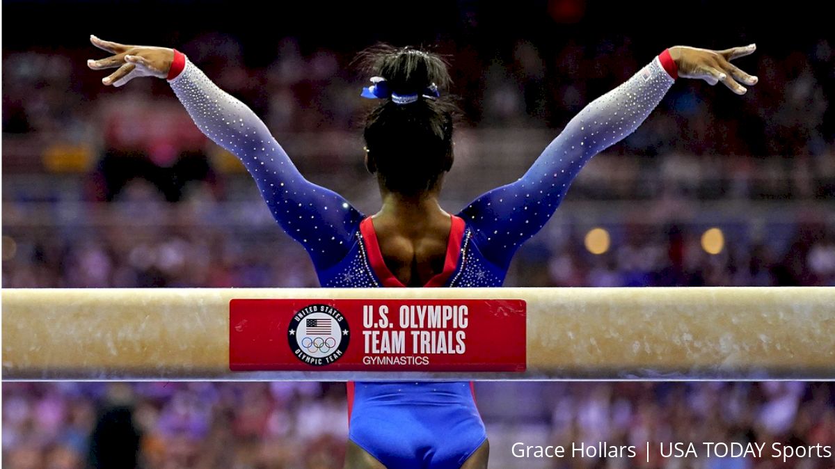 Biles Leads Women's AA Standings After Day 1 Of U.S. Olympic Team Trials