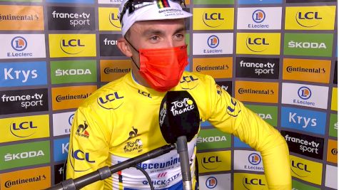 Julian Alaphilippe: In Yellow After Stage 1 (FRENCH)