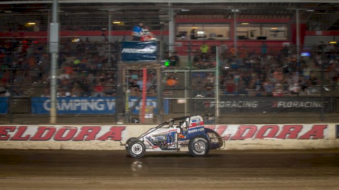 Courtney Dominates Eldora USAC Silver Crown