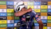 Mathieu Van Der Poel Gives Emotional Interview After Stage 2 Of The 2021 Tour de France