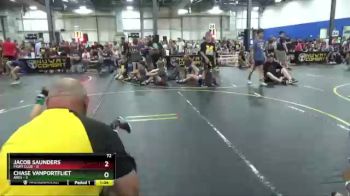 72 lbs Round 4 (6 Team) - Chase VanPortfliet, Ares vs Jacob Saunders, Fight Club