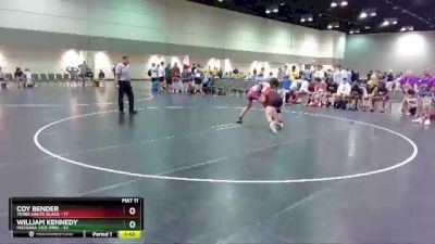 170 lbs Placement Matches (16 Team) - Coy Bender, Terre Haute Black vs William Kennedy, Michiana Vice-Pink