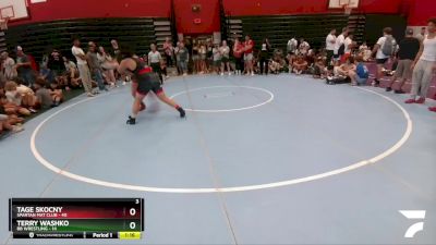 205 lbs Round 3 (6 Team) - Terry Washko, BB Wrestling vs Tage Skocny, Spartan Mat Club