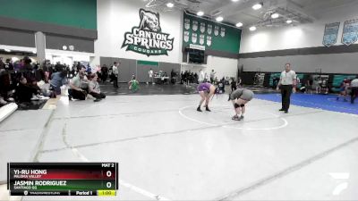 106 lbs Cons. Round 4 - Yi-Ru Hong, Paloma Valley vs Jasmin Rodriguez, Santiago GG