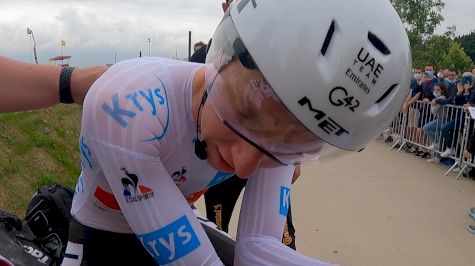 Reaction: Tadej Pogačar Finds Out His Time Trial Result After His Radio Died During Stage 5 - 2021 Tour De France