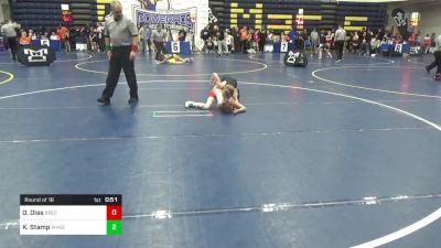 74 lbs Round Of 16 - Oliver DIes, Brecksville vs Knox Stamp, Wheeling WC