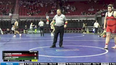 3A-285 lbs Champ. Round 2 - Tucker Anderson, North Polk vs Carson Hagan, Dowling Catholic