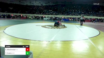 Round Of 16 - Colt Blackwood, Plainview Junior High vs Terrance Evans, Union