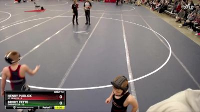 68 lbs Finals (8 Team) - Myles Erickson, St. Francis vs Brock Gjerdahl, Farmington