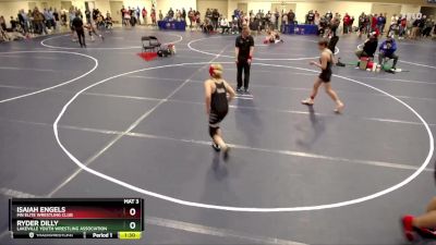 117 lbs Quarterfinal - Isaiah Engels, MN Elite Wrestling Club vs Ryder Dilly, Lakeville Youth Wrestling Association