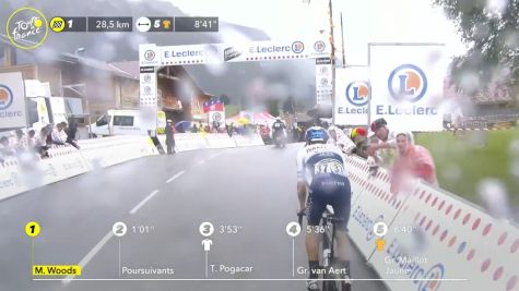 Michael Woods Takes KOM Points On Col de Romme Of Stage 8 - 2021 Tour de France
