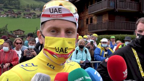 Tadej Pogačar: On The Attack During Stage 8 At The 2021 Tour De France