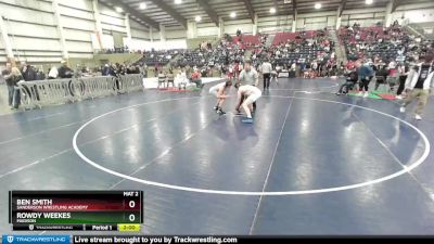 165 lbs Quarterfinal - Ben Smith, Sanderson Wrestling Academy vs Rowdy Weekes, Madison