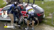 Julian Alaphilippe Stops To Warm Up On Stage 9 - 2021 Tour de France