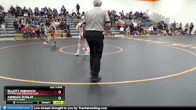 J-4 lbs Quarterfinal - Kiernan Dunlay, Hammerin Hawks vs Elliott Gnewuch, Eastern Iowa Wrestling Club