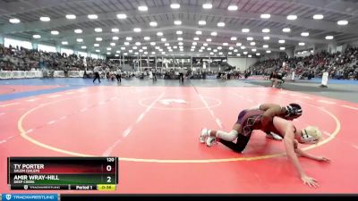 120 lbs Cons. Round 1 - Ty Porter, Salem (Salem) vs Amir Wray-Hill, Deep Creek