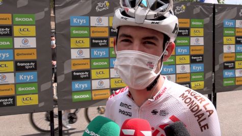 Ben O'Connor: Transferring To The Heat On Mont Ventoux For Stage 11 At The 2021 Tour De France