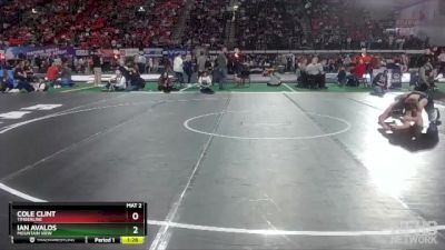 5A 126 lbs Quarterfinal - Ian Avalos, Mountain View vs Cole Clint, Timberline