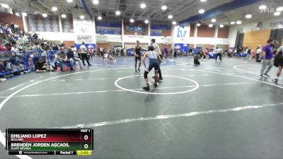 126 lbs Champ. Round 2 - Emiliano Lopez, Bullard vs Brenden Jorden Agcaoili, SLAM! NEVADA