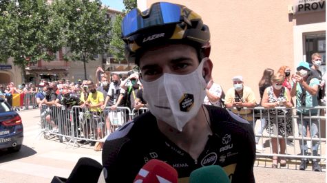 Wout Van Aert: Recovering After His Victory On Mont Ventoux At The Start Of Stage 12 - 2021 Tour De France