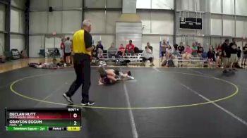 90 lbs Round 2 (6 Team) - Grayson Eggum, POWA vs Declan Hutt, Death Squad Green