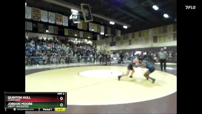 113 lbs Champ. Round 1 - Quinton Hull, Clovis West vs Jordon Moore, Liberty (Wichester)