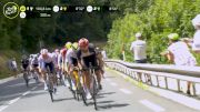 Wout Van Aert, Michael Woods, Wout Poels Battle For 1st KOM Of Stage 15 - 2021 Tour de France