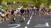 Wout Van Aert, Wout Poels, Michael Woods Battle For 2nd KOM On Stage 15 - 2021 Tour de France