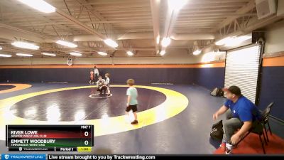 45-56 lbs Round 2 - Emmett Woodbury, Timpanogos Wrestling vs River Lowe, Aviator Wrestling Club