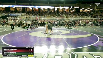 165 1A Semifinal - Jason Simmons, Cardinal Gibbons vs Gibson Moore, South Walton Hs