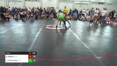 150 lbs Pools - Nicholas Walker, Metro All-Stars vs Javon LeTourneau, Jacket W.C.