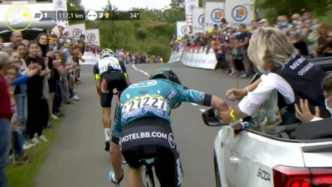 Tour de France Race Doctor Provides First Aid On The Move