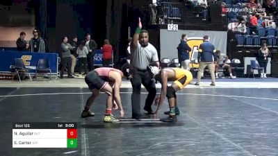 125 lbs 7th Place - Nic Aguilar, Rutgers vs Sean Carter, Appalachian State