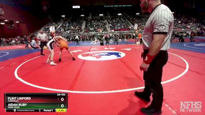 2A-132 lbs Semifinal - Flint Linford, Cokeville vs Aidan Ruby, Wind River