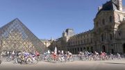 Peloton Passes Through Louvre And Turns Onto Champs-Élysées - 2021 Tour de France