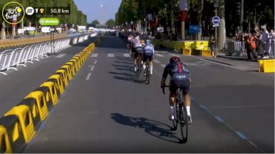 Richie Porte Nearly Dropped On Stage 21 - 2021 Tour de France