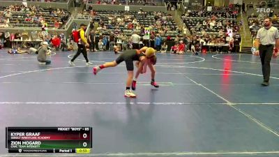 85 lbs Cons. Round 2 - Kyper Graaf, Sebolt Wrestling Academy vs Zion Mogard, CIWC Team Intensity