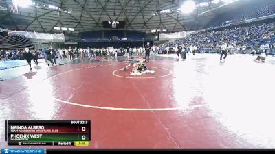 106 lbs Champ. Round 1 - Phoenix West, Washington vs Nainoa Albeso, Team Aggression Wrestling Club