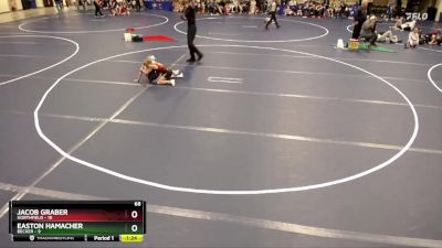 68 lbs Semis & 1st Wrestleback (8 Team) - Jacob Graber, Northfield vs Easton Hamacher, Becker