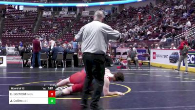 285 lbs Round Of 16 - Dean Bechtold, Owen J. Roberts vs Joe Collins, CB East