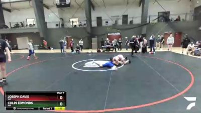 160 lbs Cons. Semi - Joseph Davis, WA vs Colin Edmonds, WA