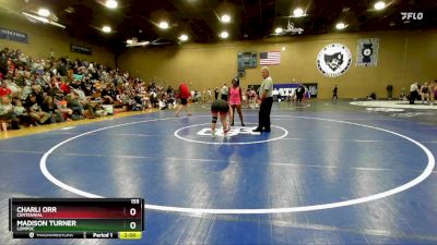 155 lbs Quarterfinal - Charli Orr, Centennial vs Madison Turner, Lompoc