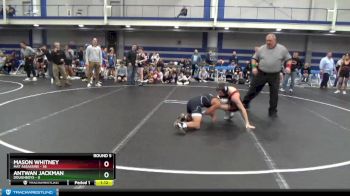 100 lbs Round 5 (8 Team) - Mason Whitney, Mat Assassins vs Antwan Jackman, Doughboys